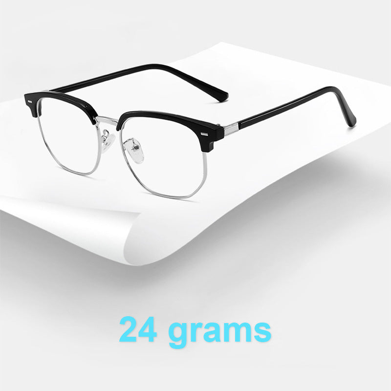 Lisslune | Blue Light Blocking Half-Rim Glasses