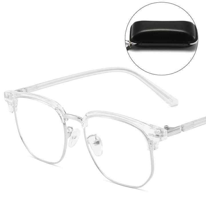 Lisslune | Blue Light Blocking Half-Rim Glasses