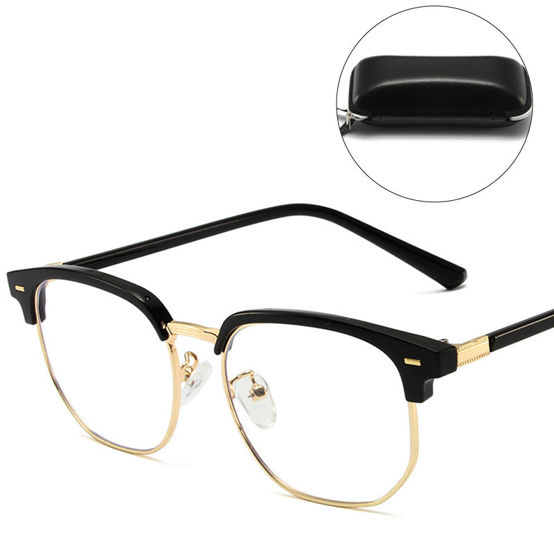 Lisslune | Blue Light Blocking Half-Rim Glasses