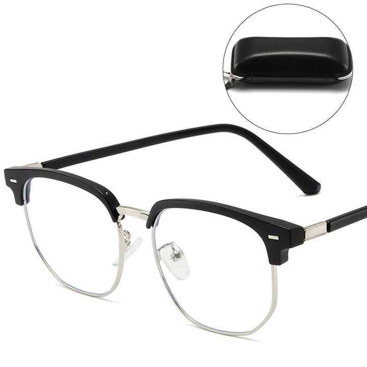 Lisslune | Blue Light Blocking Half-Rim Glasses