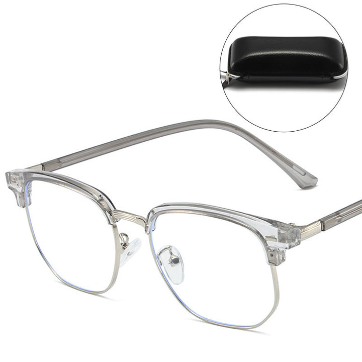Lisslune | Blue Light Blocking Half-Rim Glasses