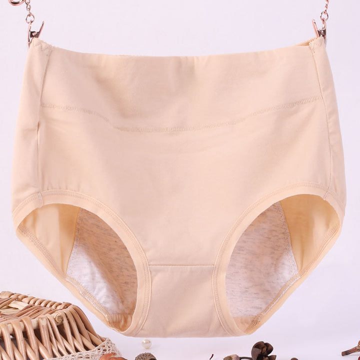 Lisslune | High-waisted antibacterial, leak-proof physiological cotton briefs