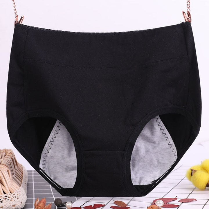 Lisslune | High-waisted antibacterial, leak-proof physiological cotton briefs