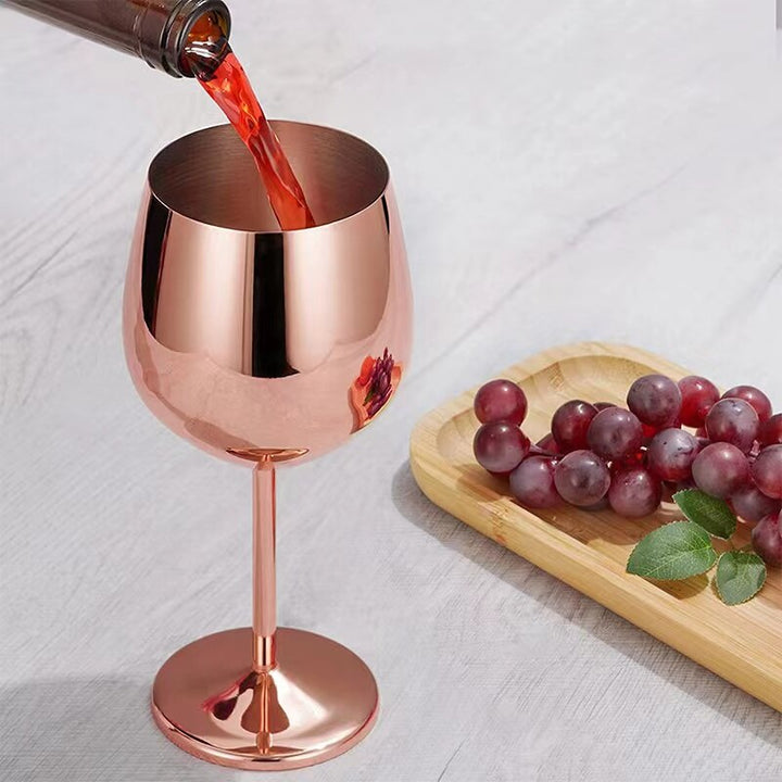 Lisslune | 500ml Stainless Steel Wine Glasses