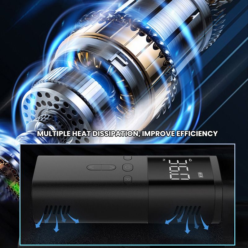 Lisslune | Portable Wireless Car Tire Inflator Air Compressor - Practical Gift