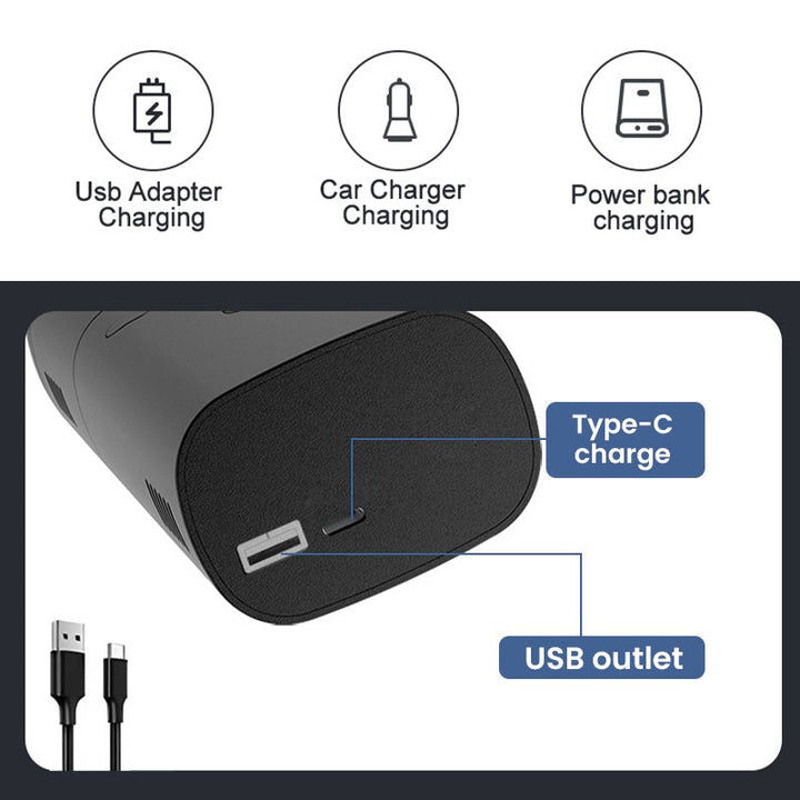 Lisslune | Portable Wireless Car Tire Inflator Air Compressor - Practical Gift