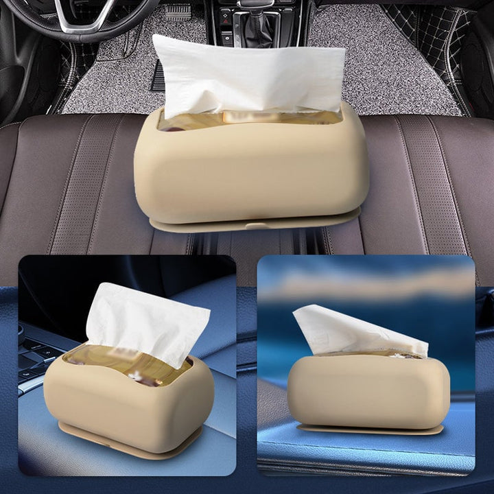 Lisslune | Household Silicone Suction Cup Tissue Box