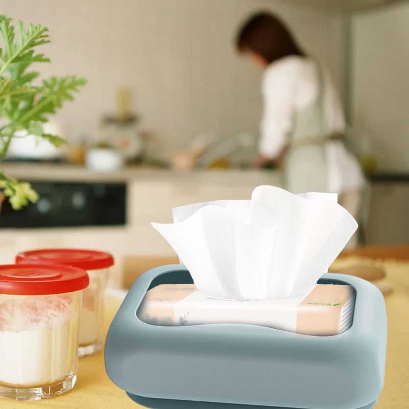Lisslune | Household Silicone Suction Cup Tissue Box