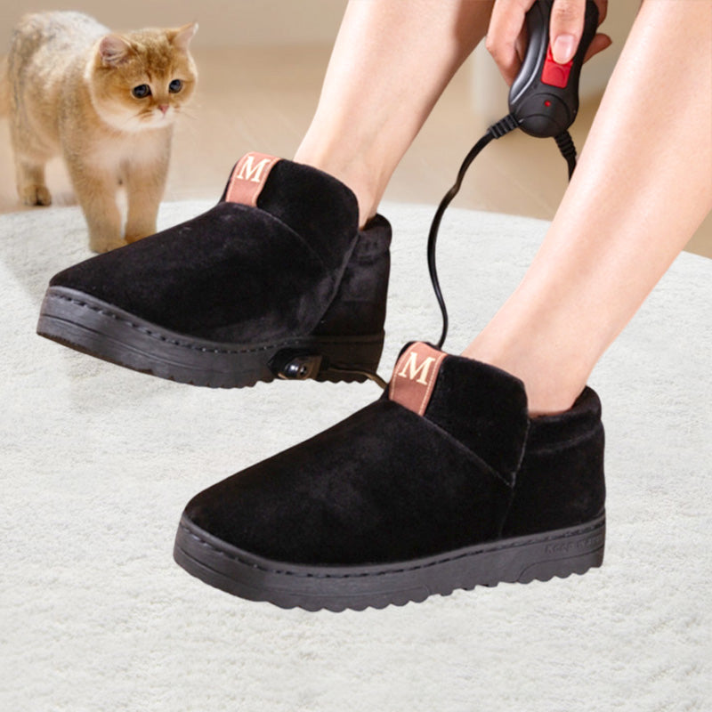 Lisslune | [Winter gift] Electric heated plush shoes