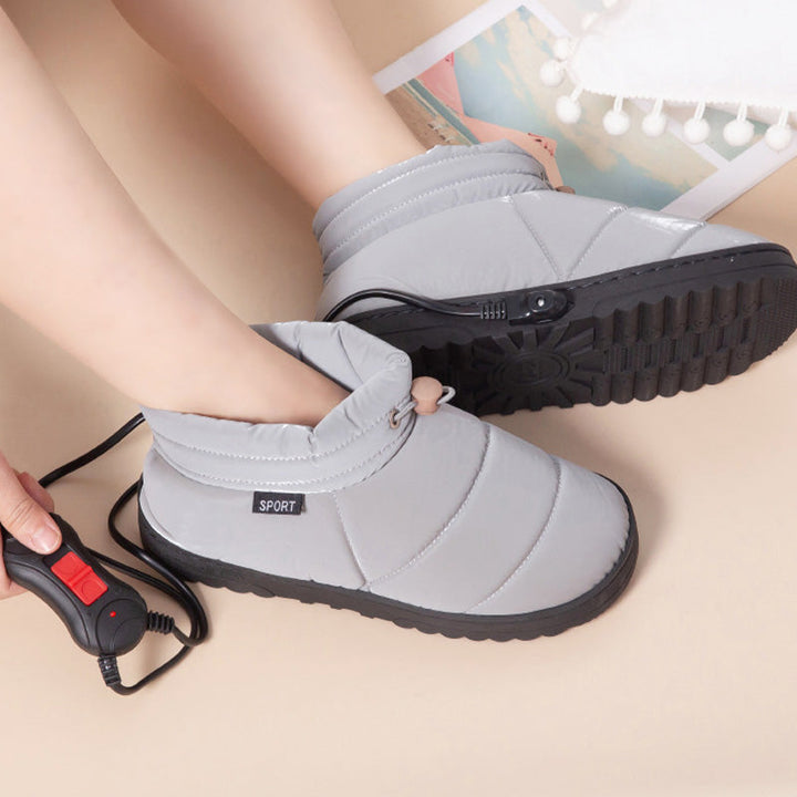 Lisslune | [Winter gift] Electric heated plush shoes