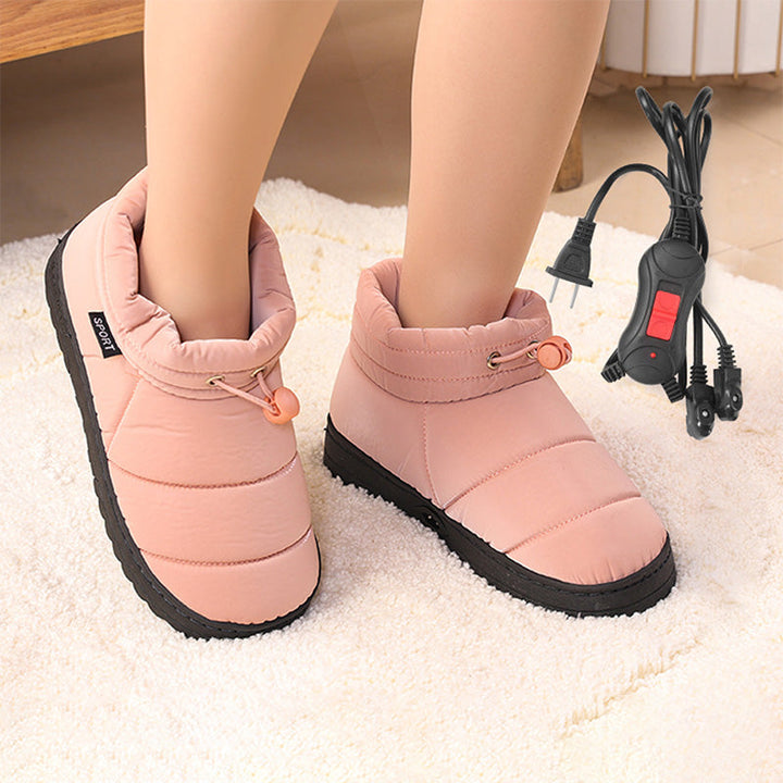 Lisslune | [Winter gift] Electric heated plush shoes