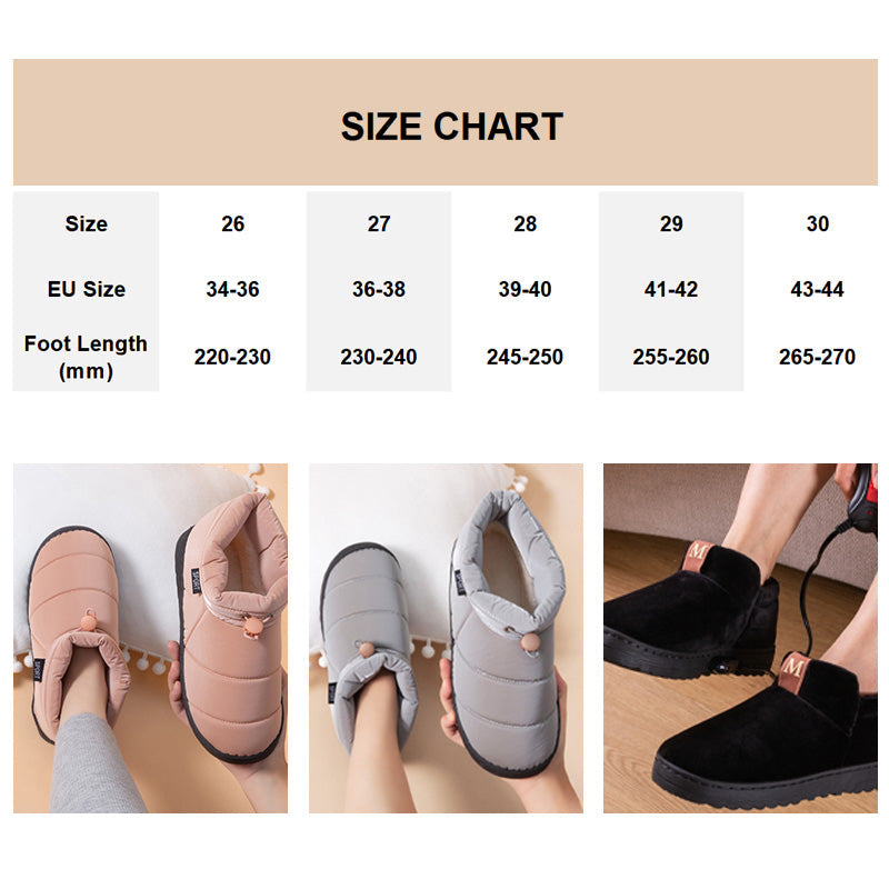 Lisslune | [Winter gift] Electric heated plush shoes