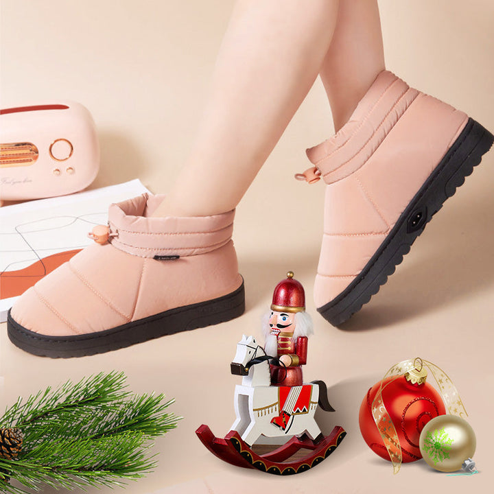 Lisslune | [Winter gift] Electric heated plush shoes
