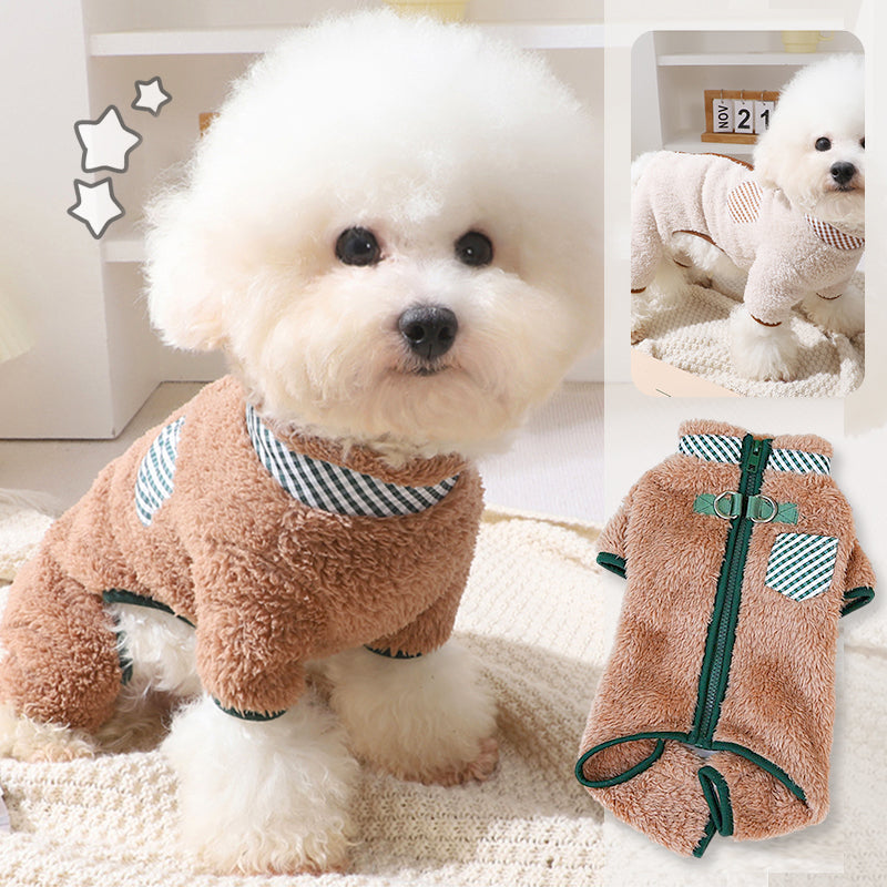Lisslune | Cozy dog coat with D-rings