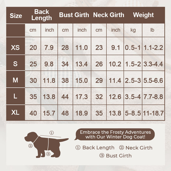 Lisslune | Cozy dog coat with D-rings