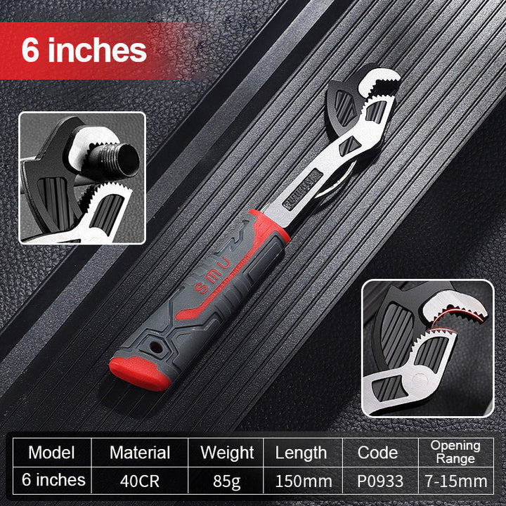 Lisslune | Industrial Grade Multifunctional Self-locking Pipe Wrench Tool