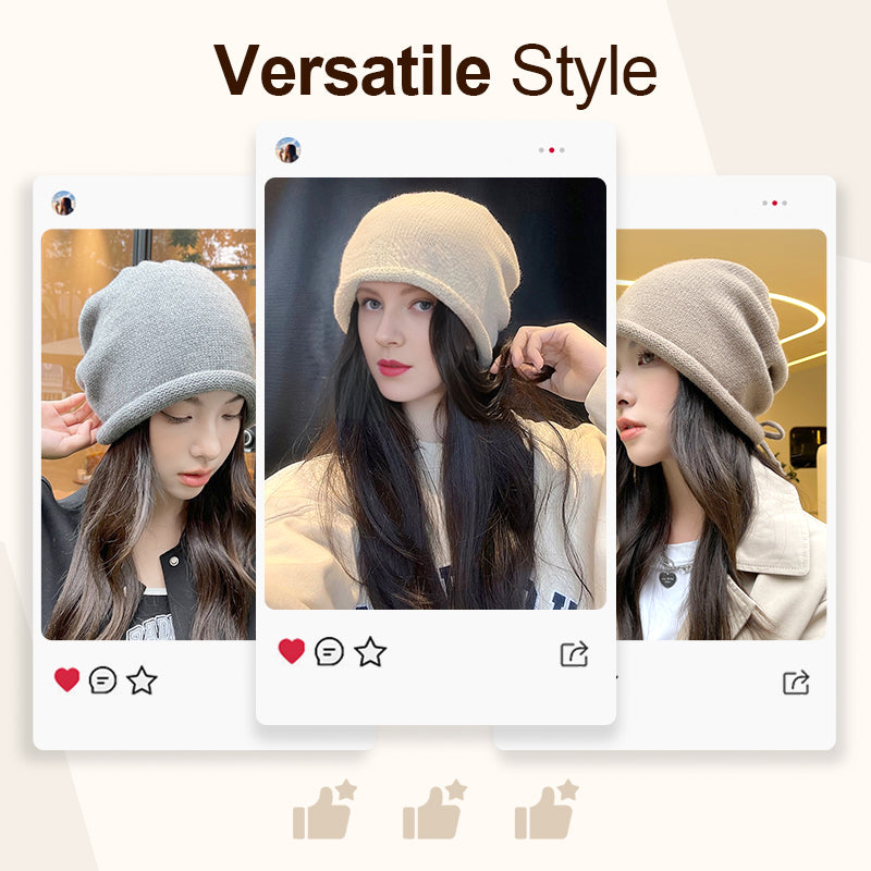 Lisslune | Pop style show face smaller stacked hat