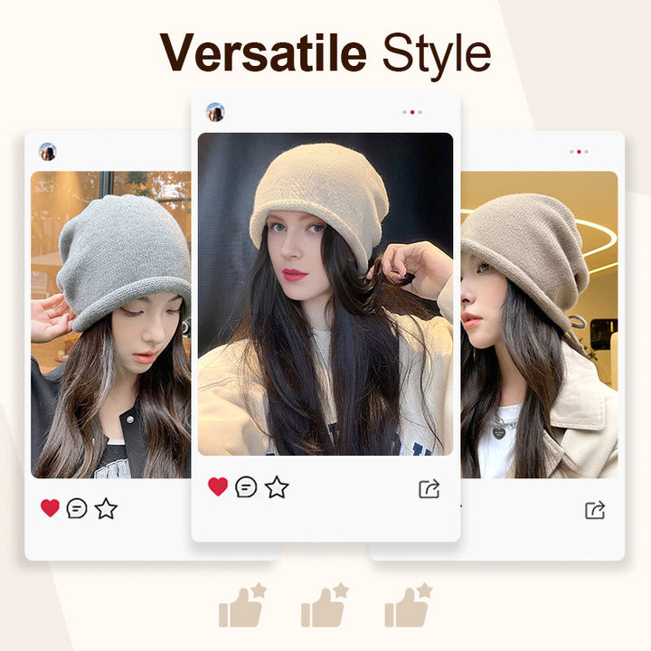 Lisslune | Pop style show face smaller stacked hat