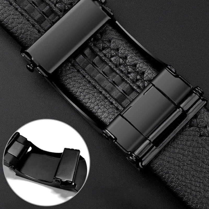 Lisslune | Men’s Ratchet Leather Belt