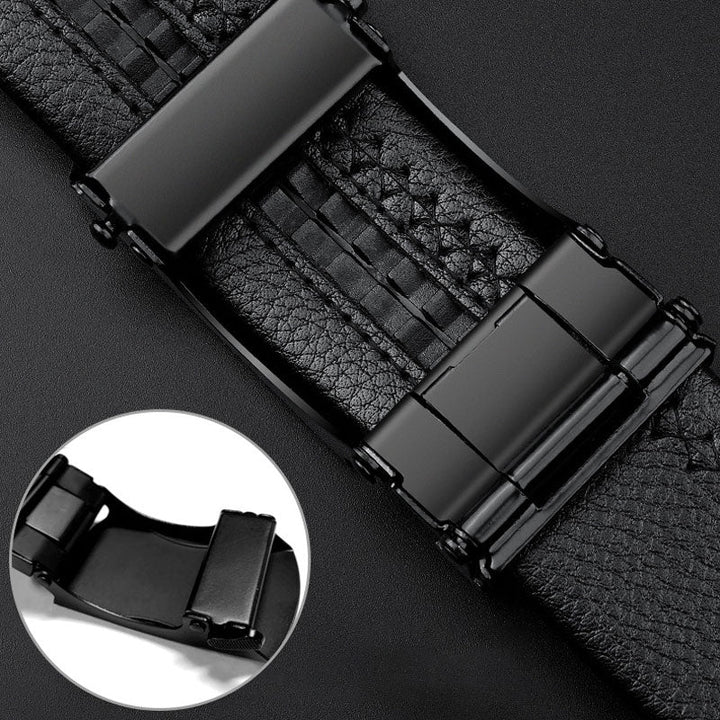 Lisslune | Men’s Ratchet Leather Belt