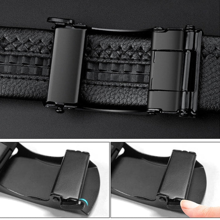Lisslune | Men’s Ratchet Leather Belt