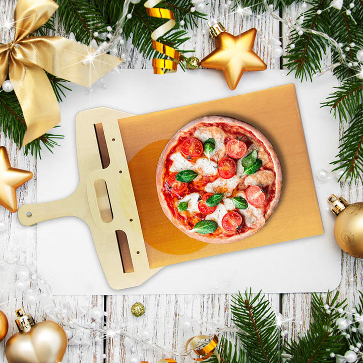 Lisslune | Premium Sliding Pizza Peel - Essential Kitchen Baking Tool
