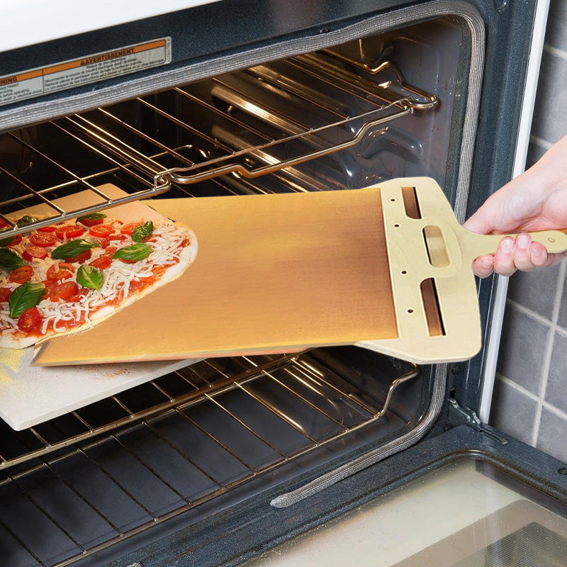 Lisslune | Premium Sliding Pizza Peel - Essential Kitchen Baking Tool