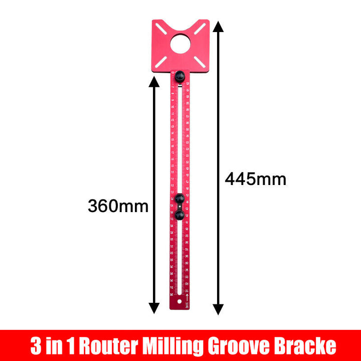 Lisslune | 3 in 1 Router Milling Groove Bracke