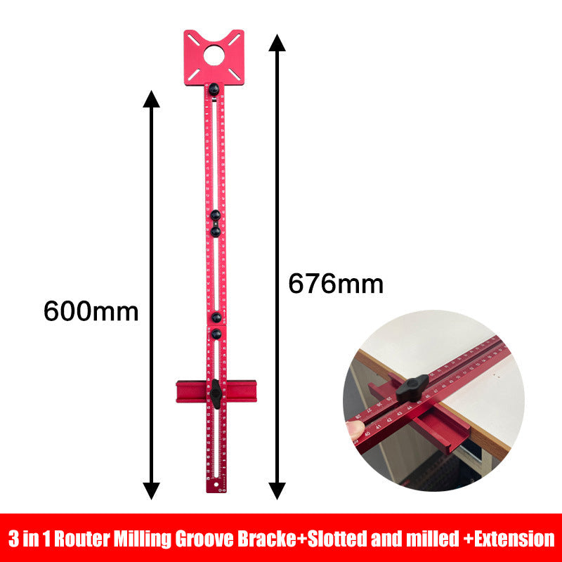 Lisslune | 3 in 1 Router Milling Groove Bracke