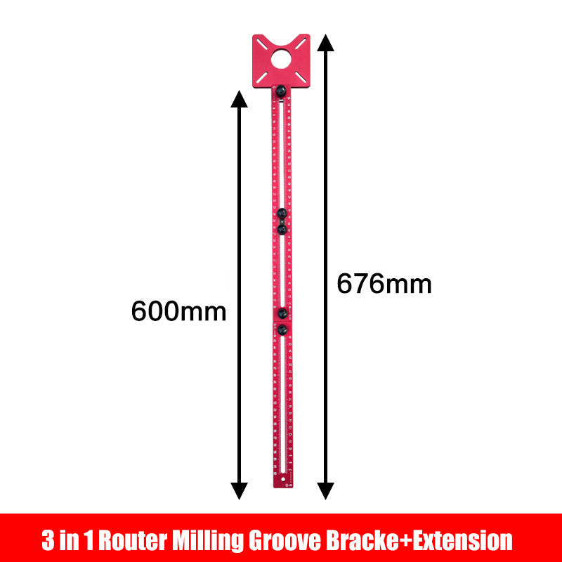Lisslune | 3 in 1 Router Milling Groove Bracke