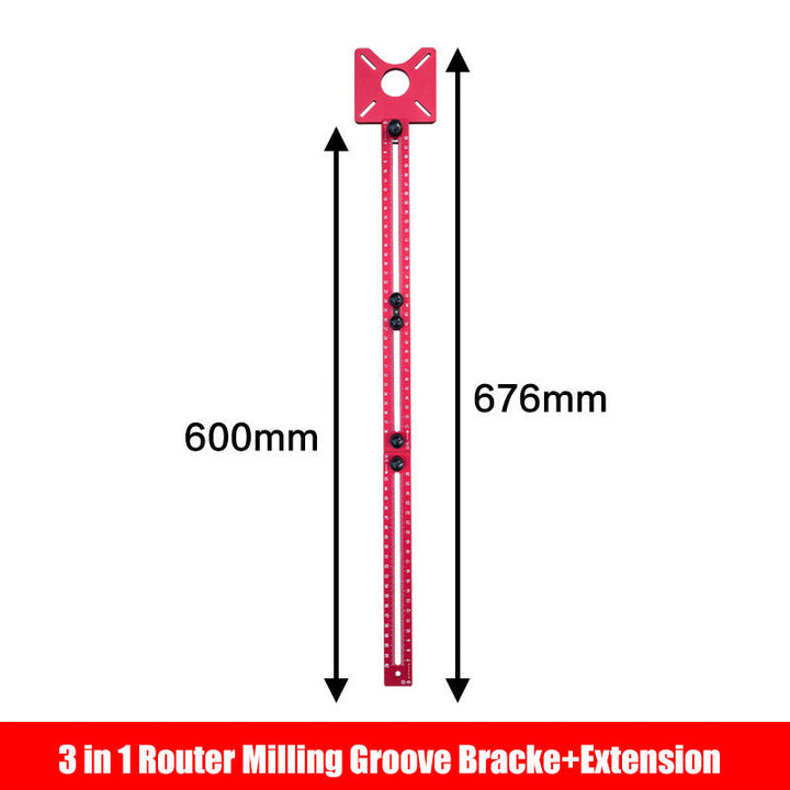 Lisslune | 3 in 1 Router Milling Groove Bracke