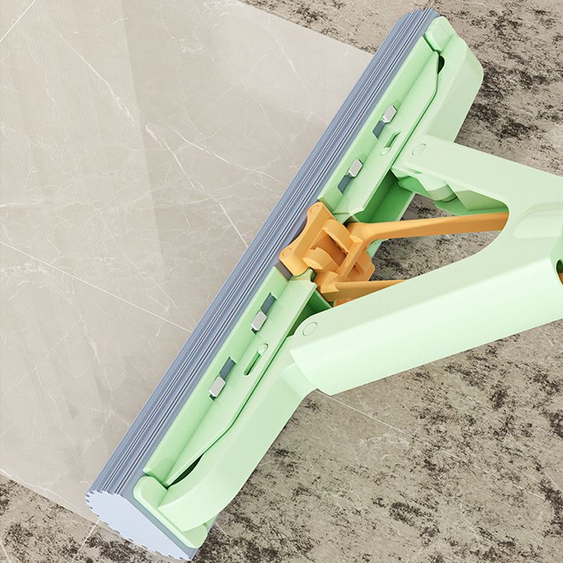 Lisslune | Absorbent Folding Squeeze Sponge Mop with Brush