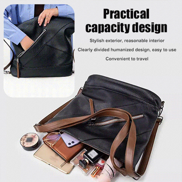 Lisslune | Large Capacity PU Leather Bucket Bag