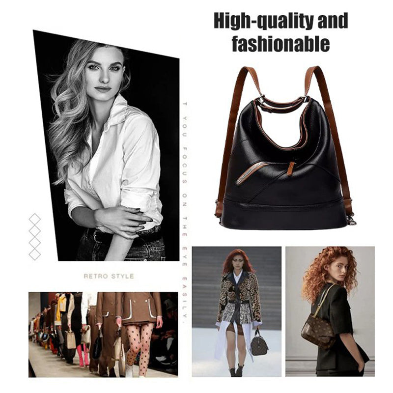 Lisslune | Large Capacity PU Leather Bucket Bag