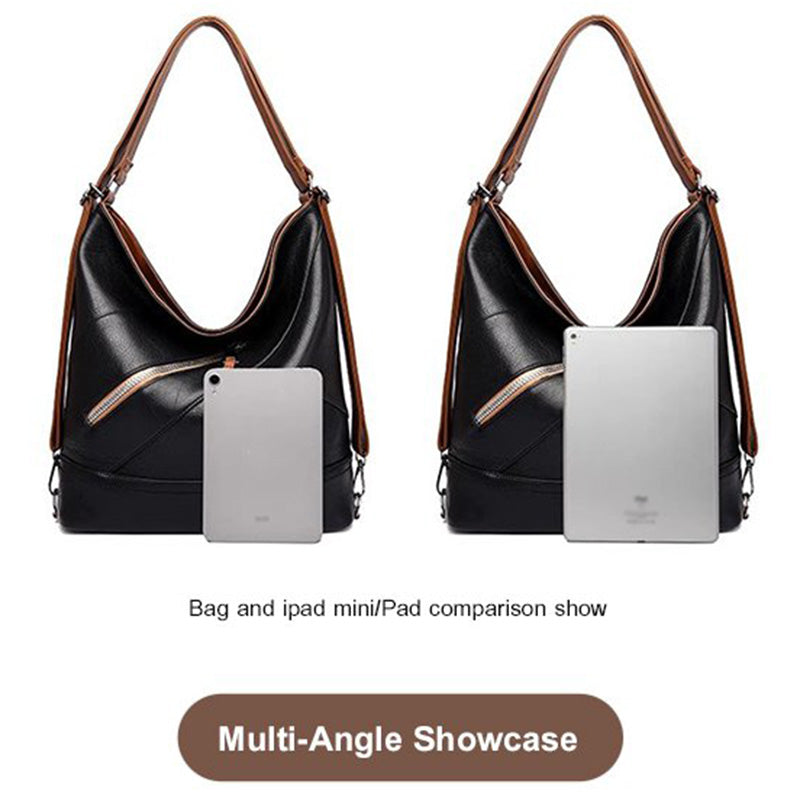 Lisslune | Large Capacity PU Leather Bucket Bag