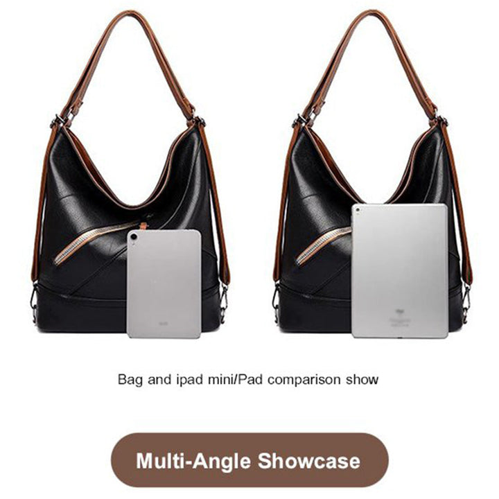 Lisslune | Large Capacity PU Leather Bucket Bag