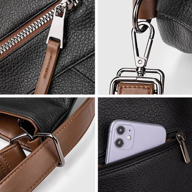 Lisslune | Large Capacity PU Leather Bucket Bag