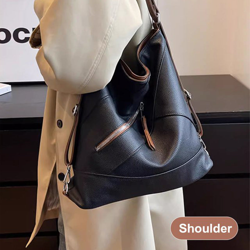 Lisslune | Large Capacity PU Leather Bucket Bag
