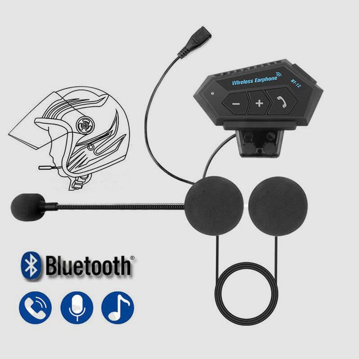 Lisslune | BT12 Motorcycle Helmet Bluetooth Headset