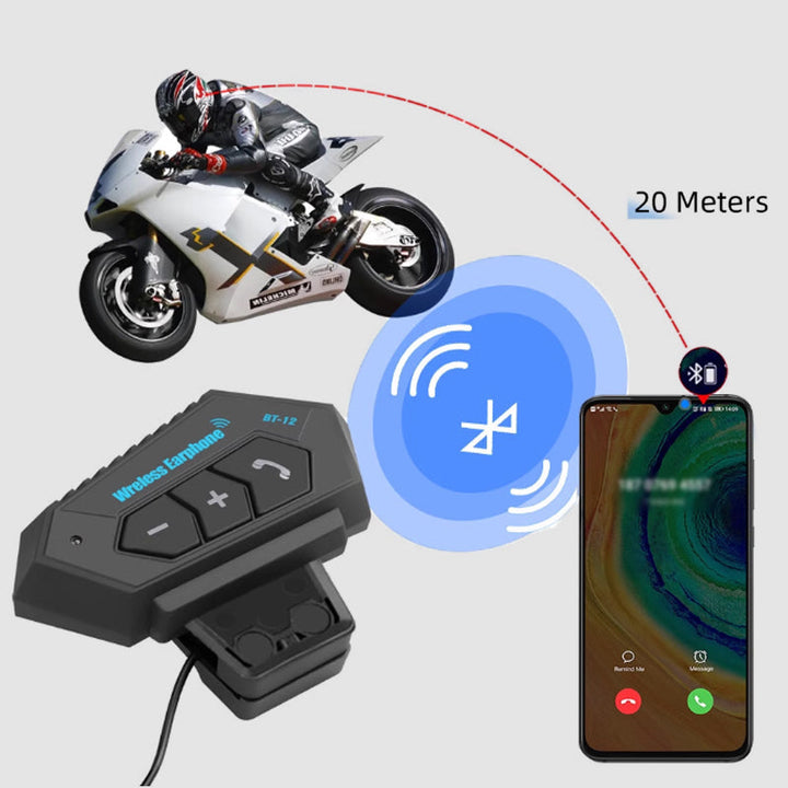 Lisslune | BT12 Motorcycle Helmet Bluetooth Headset