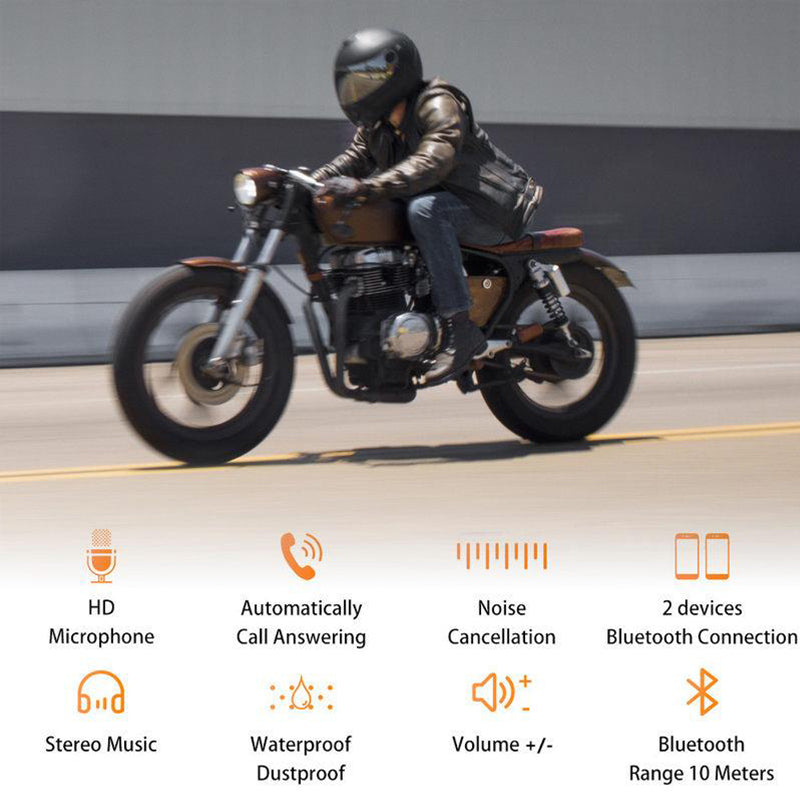 Lisslune | BT12 Motorcycle Helmet Bluetooth Headset