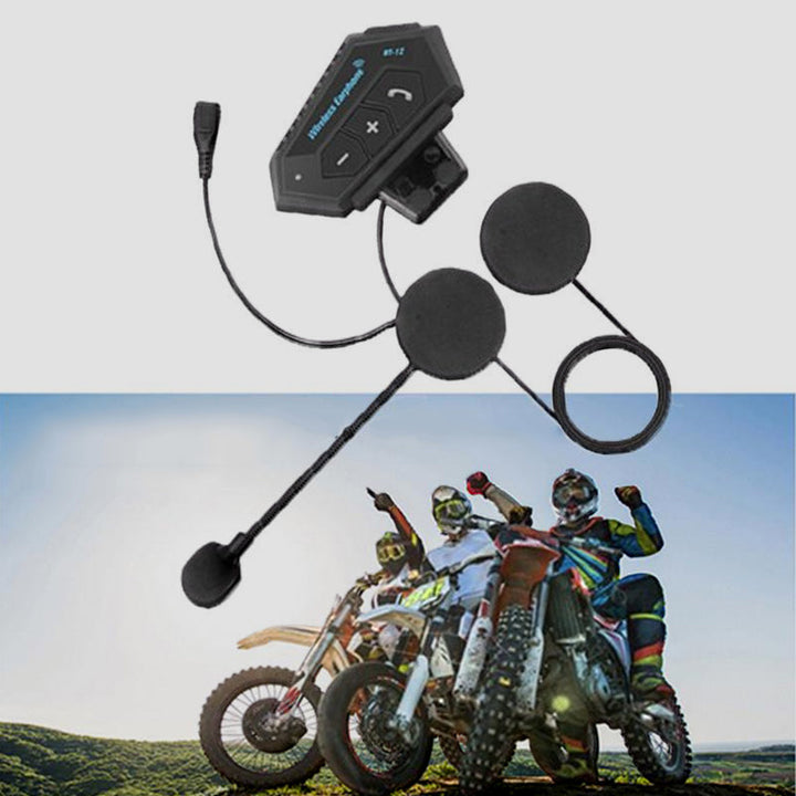 Lisslune | BT12 Motorcycle Helmet Bluetooth Headset