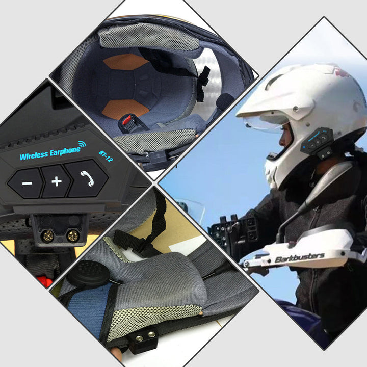 Lisslune | BT12 Motorcycle Helmet Bluetooth Headset