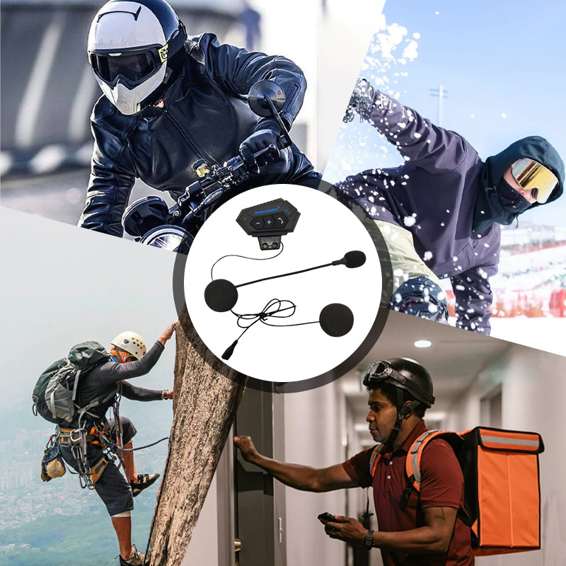 Lisslune | BT12 Motorcycle Helmet Bluetooth Headset