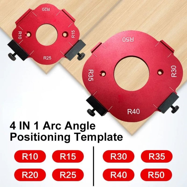 Lisslune | 4 In 1 Arc Angle Positioning Template
