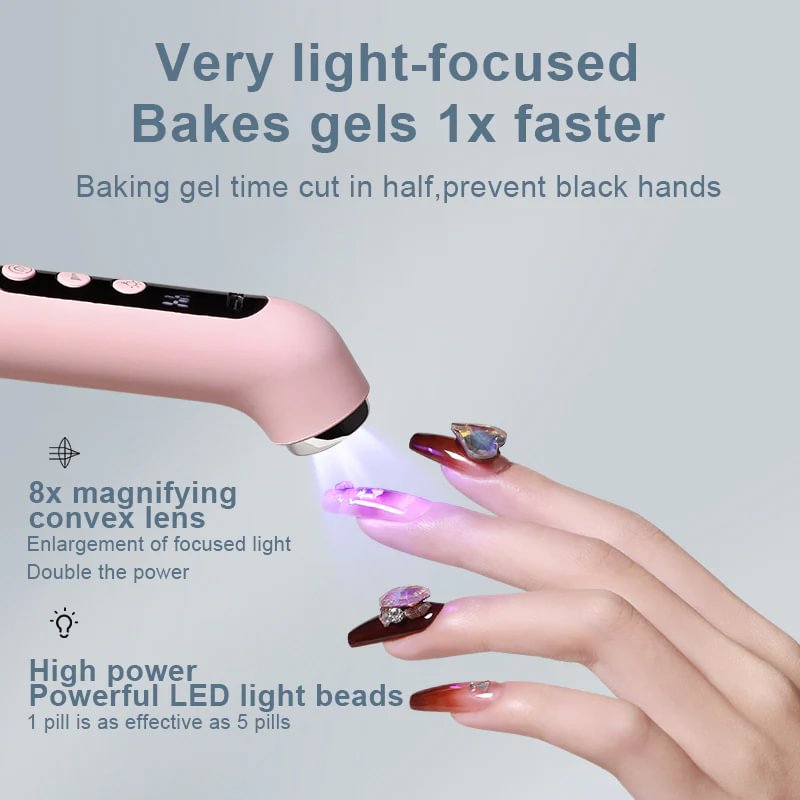 Lisslune | 2 IN 1 GRINDING AND MANICURE TOOL WITH LED LIGHT