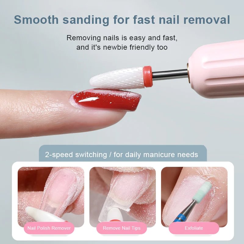 Lisslune | 2 IN 1 GRINDING AND MANICURE TOOL WITH LED LIGHT