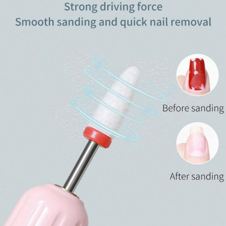 Lisslune | 2 IN 1 GRINDING AND MANICURE TOOL WITH LED LIGHT