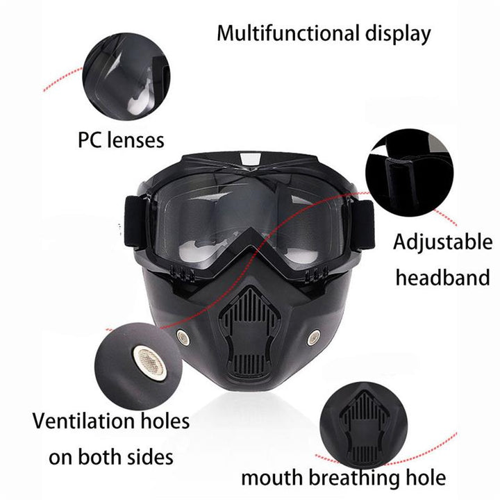 Lisslune | Special mask for welding and cutting (glare protection, UV radiation protection, anti-dust)