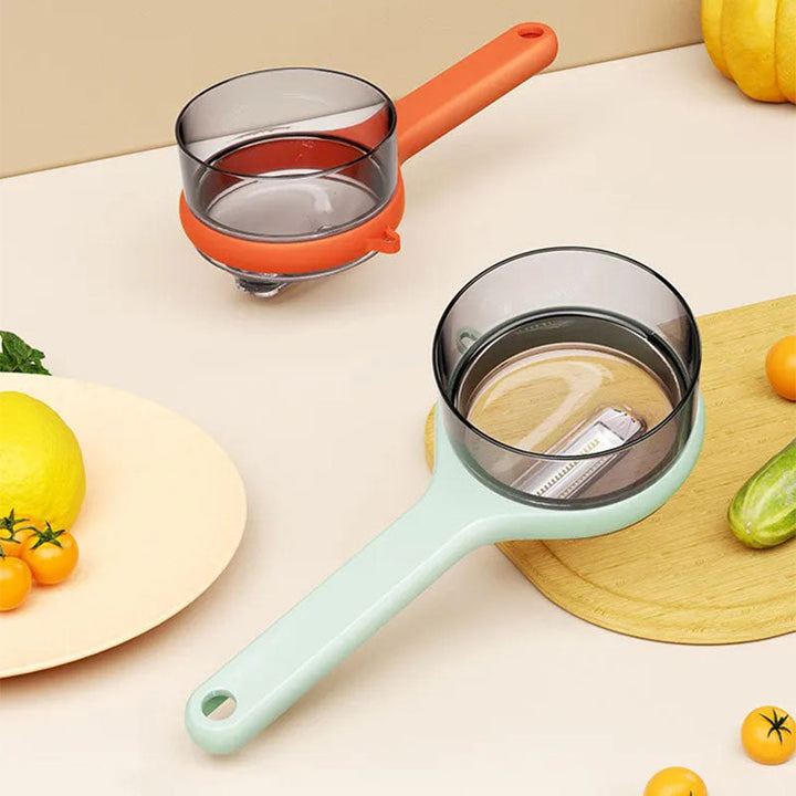 Lisslune | Peely - Multifunctional Peeler with Collection Container for Residues